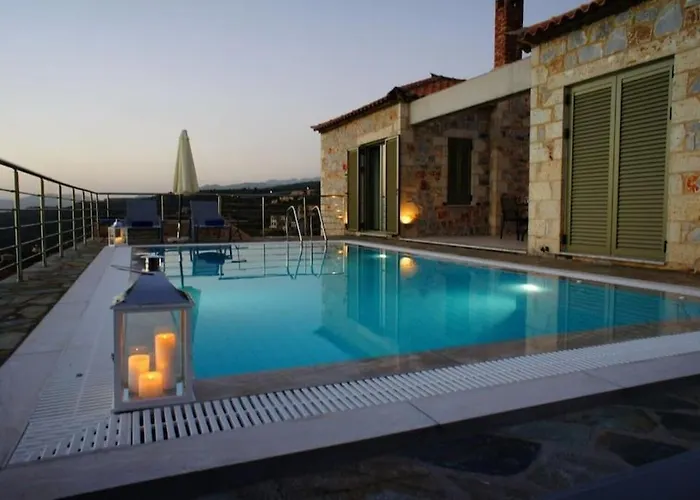 Phaedra, Luxury Private Infinity Pool Sea View Stoupa Вилла Exochori